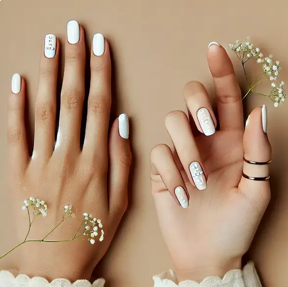 Uñas Blancas para La Playa